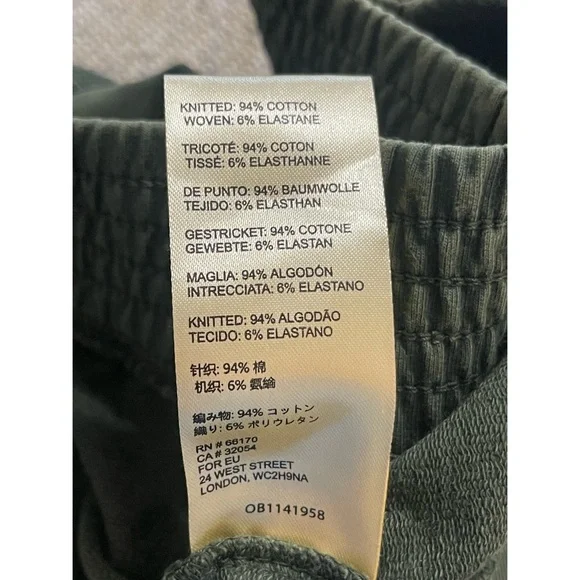 Anthropologie Army Green “Moss” Snap Waist Joggers NWT Size XLP - Picture 8 of 12